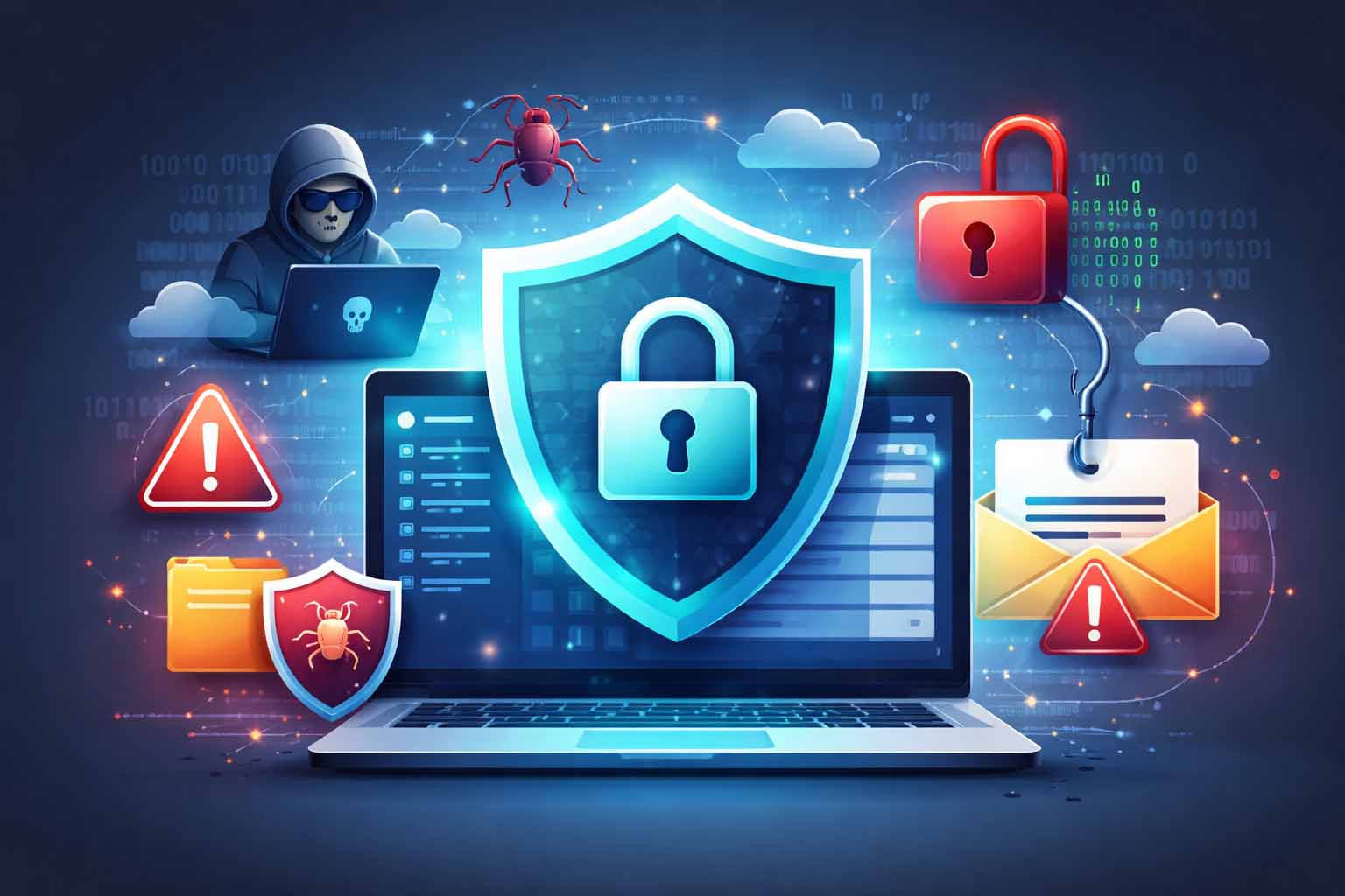 تهدیدات رایج امنیت داده ها